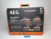 AEG - 18V FUSION 2 Piece Heavy Duty Combo 6.0Ah FORCE Kit - BSB18F2-602C